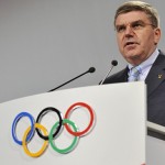 Le Pr+®sident du CIO, Thomas Bach