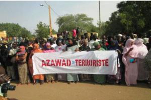 marche contre azawad